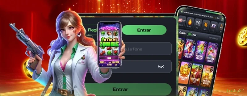Siga a lucky57 no Facebook